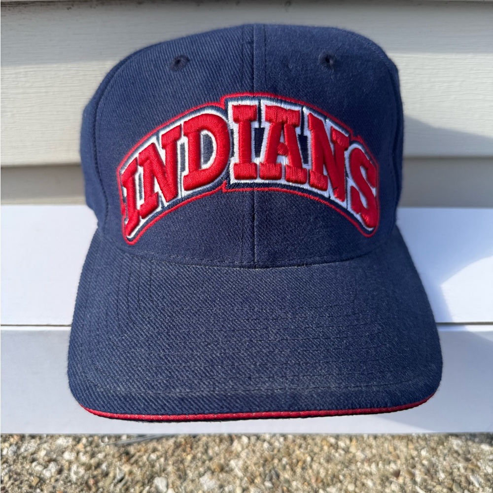 Vintage American Needle Cleveland Indians Hat Chief Wahoo - EXCELLENT
